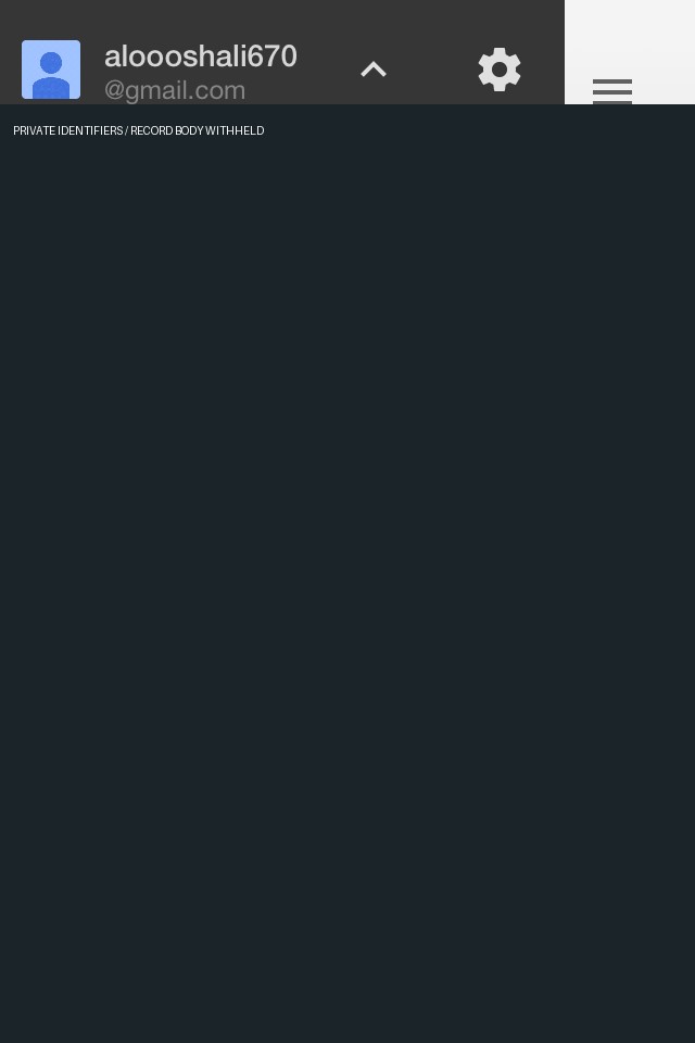 Account screenshot — private details protected
