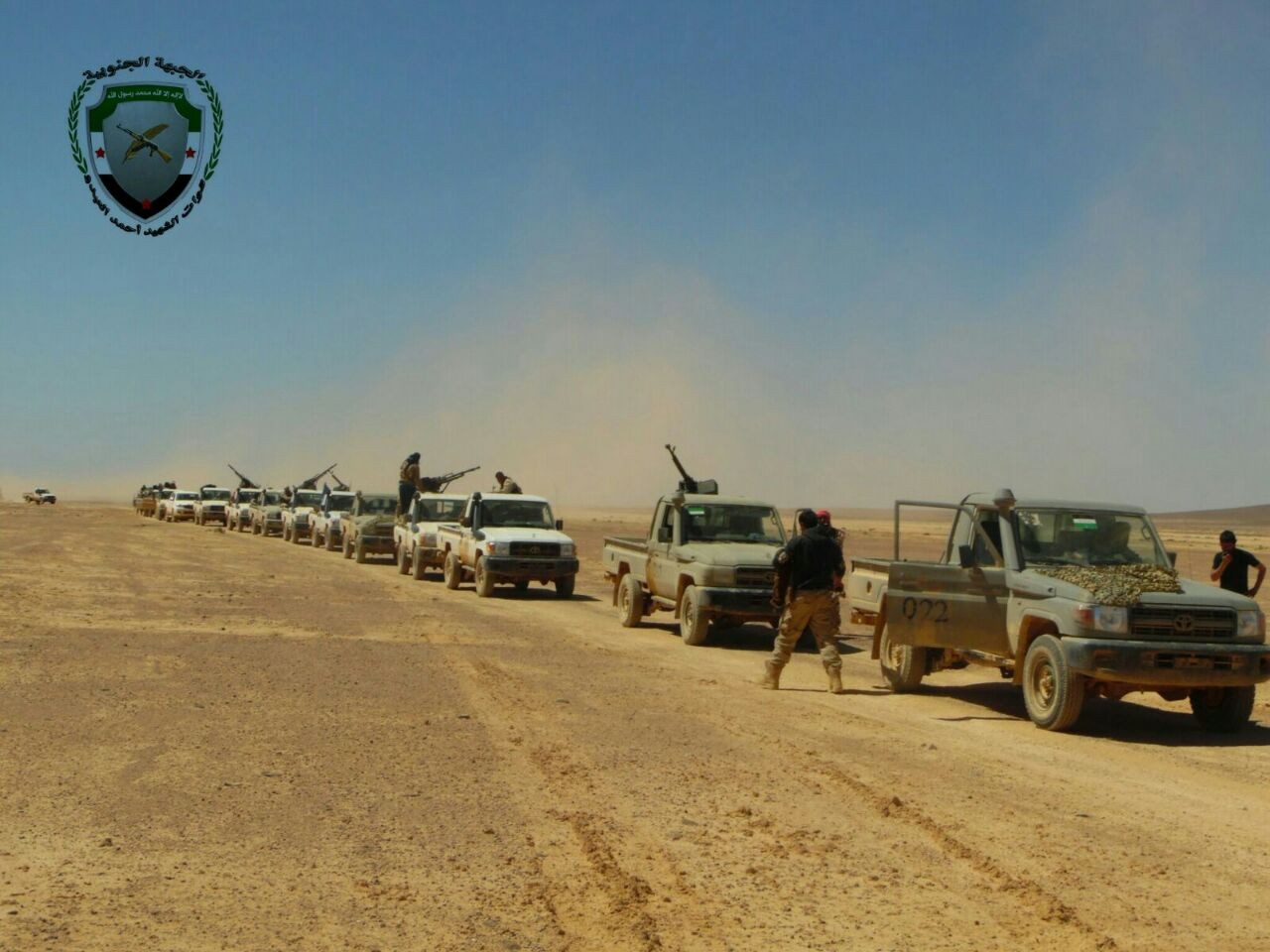Artillery and military vehicles
