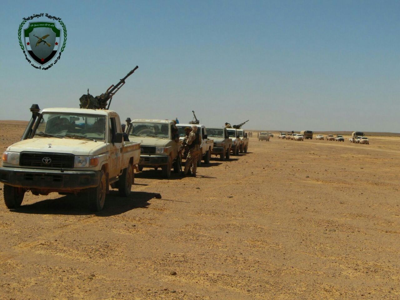 Artillery and military vehicles