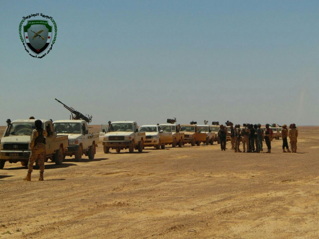Artillery and military vehicles