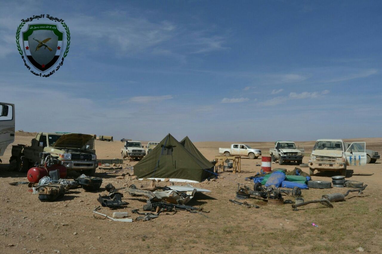 Artillery and military vehicles
