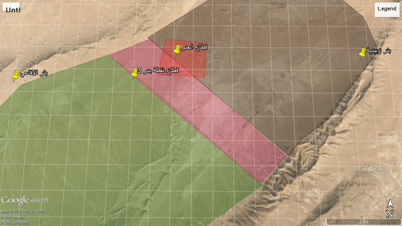 Map or annotated terrain image