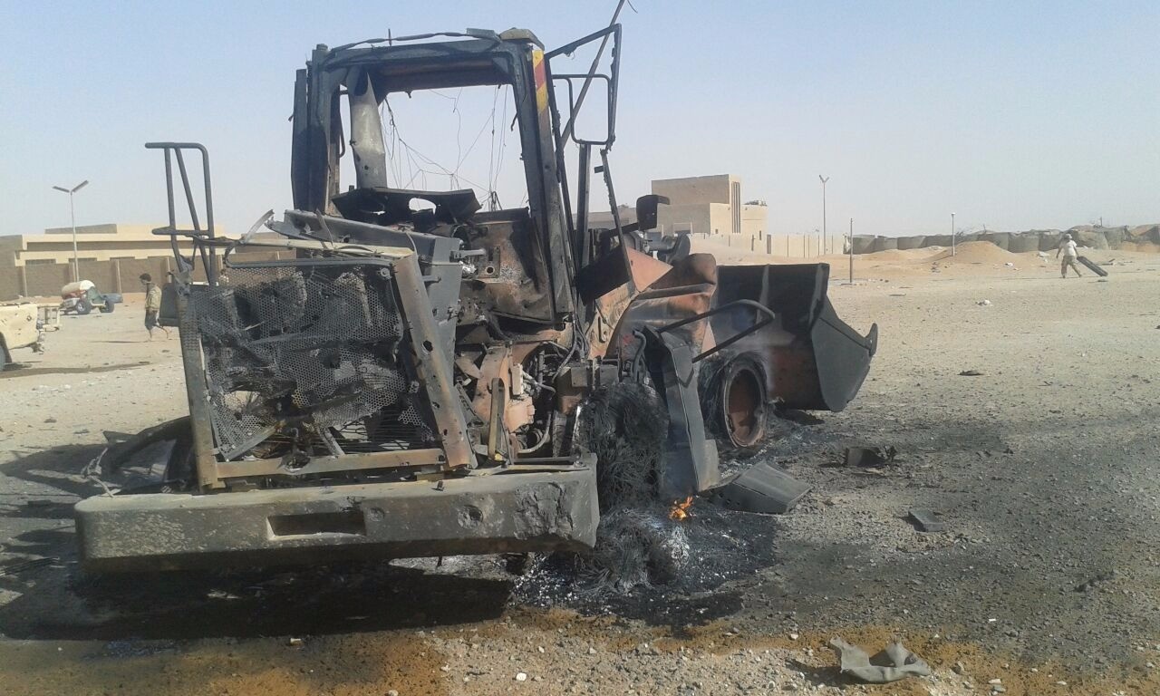 Burned vehicle
