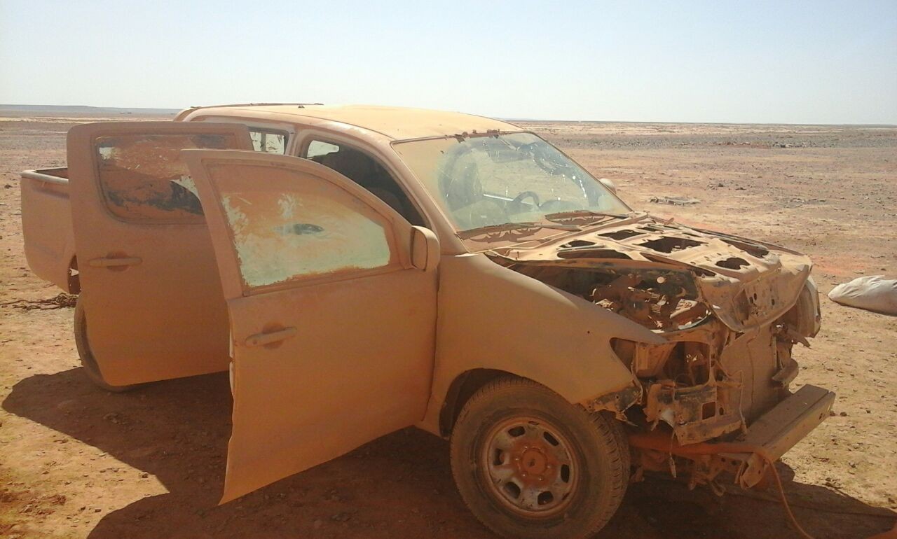 Vehicle wreckage