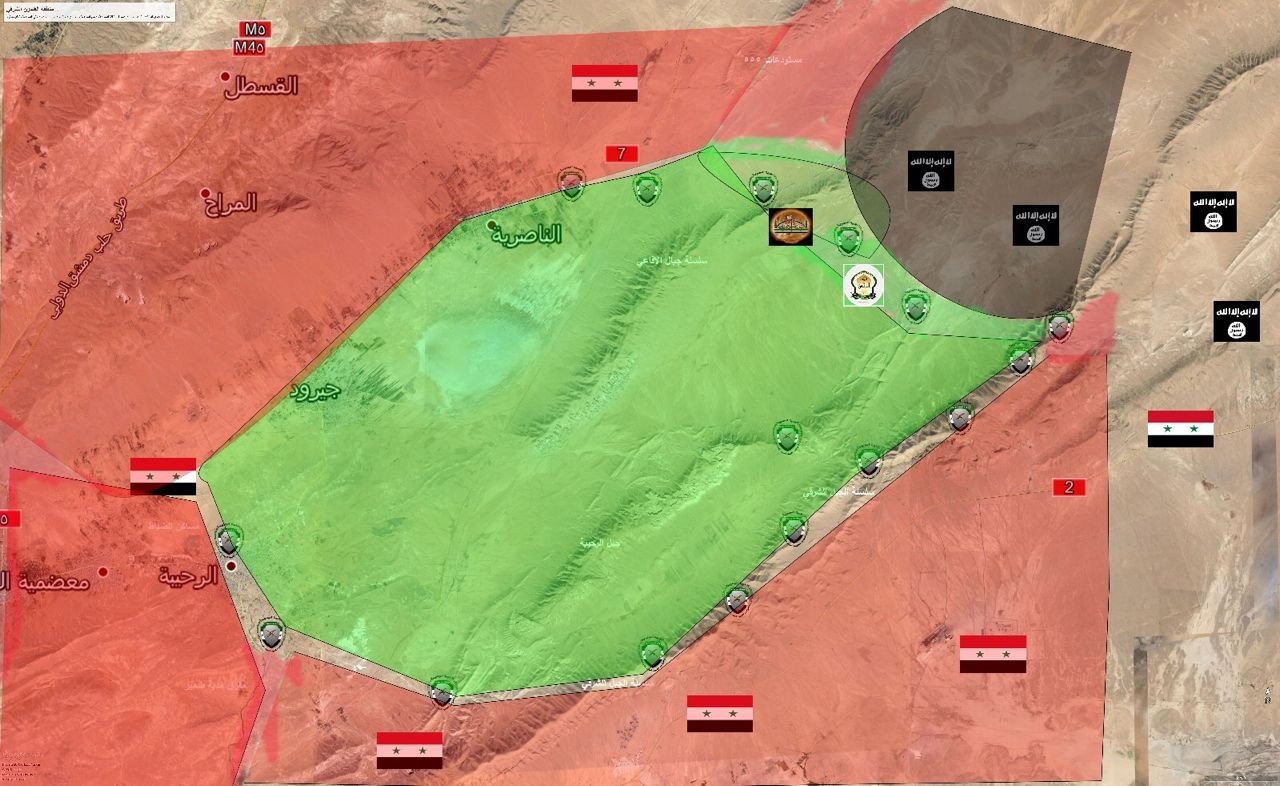 Map or annotated terrain image
