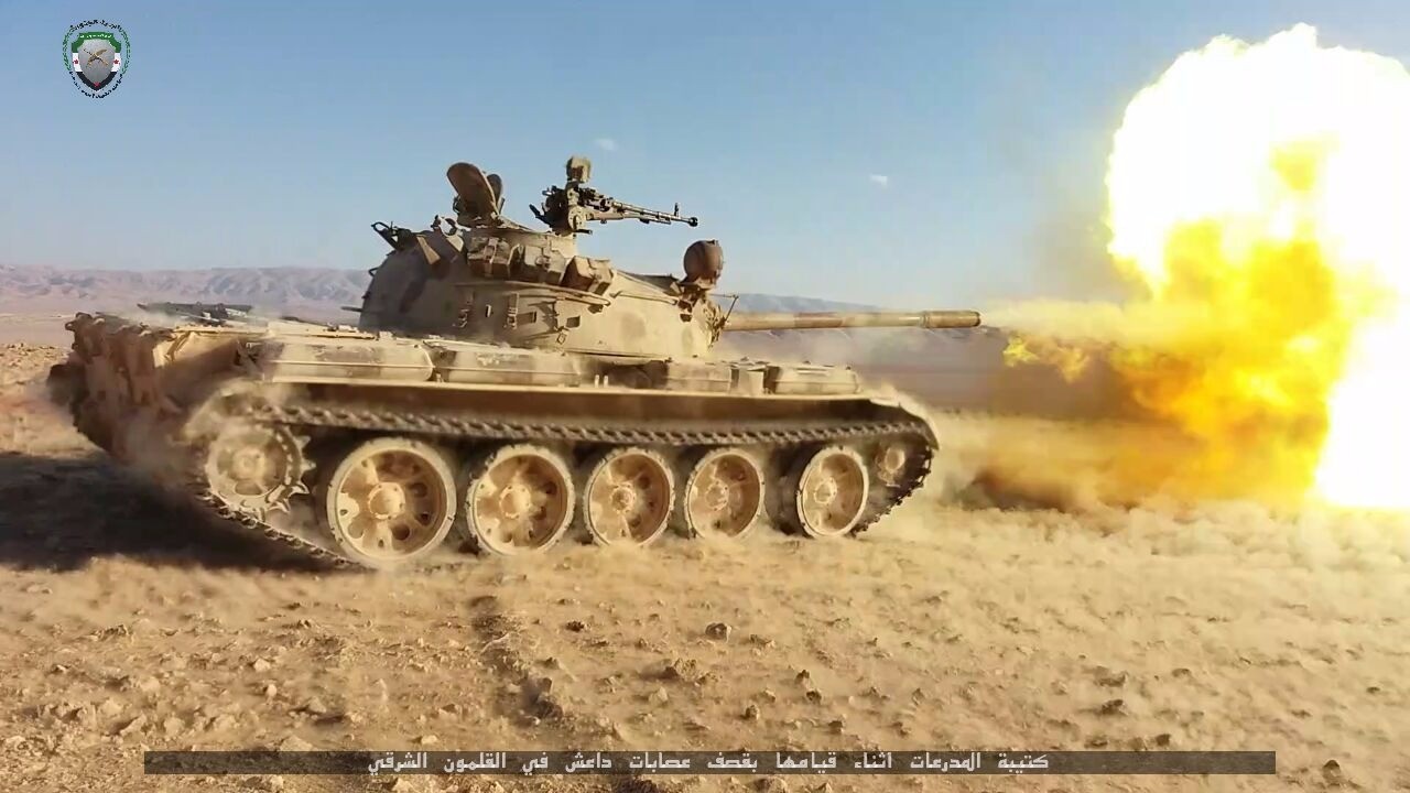 Artillery and military vehicles