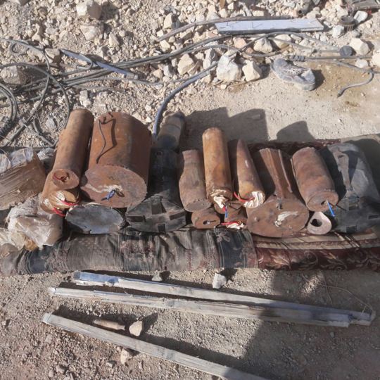 Ammunition and discarded ordnance