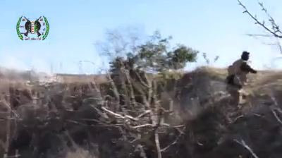 Edited military field footage