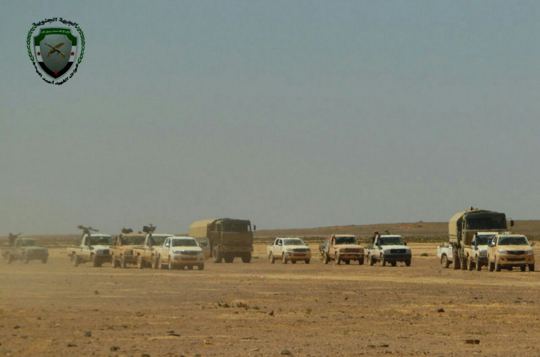 Artillery and military vehicles