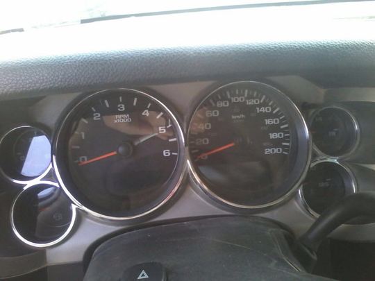 Vehicle instrument panel