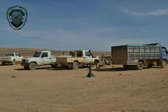 Artillery and military vehicles