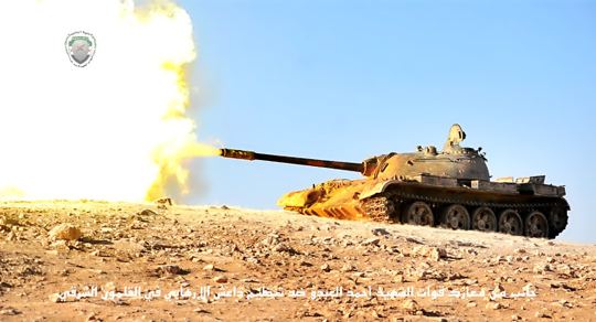Artillery and military vehicles
