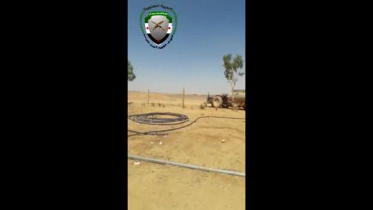 Faction-branded water tanker footage