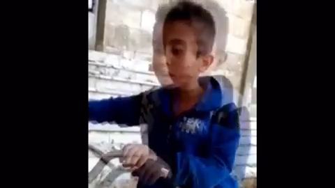 Child speaking in a shared clip