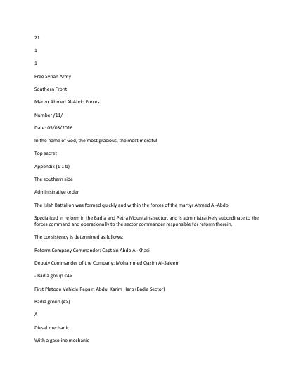 Command orders 3 May 2016 4