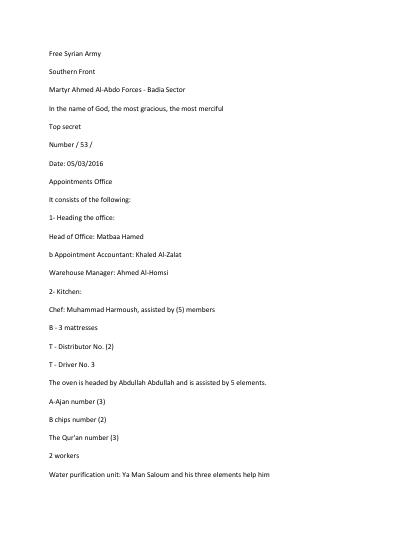 Command orders 3 May 2016 5