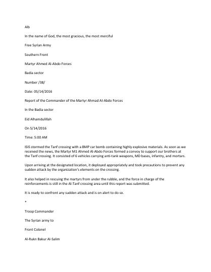 Situation report 14 May 2016